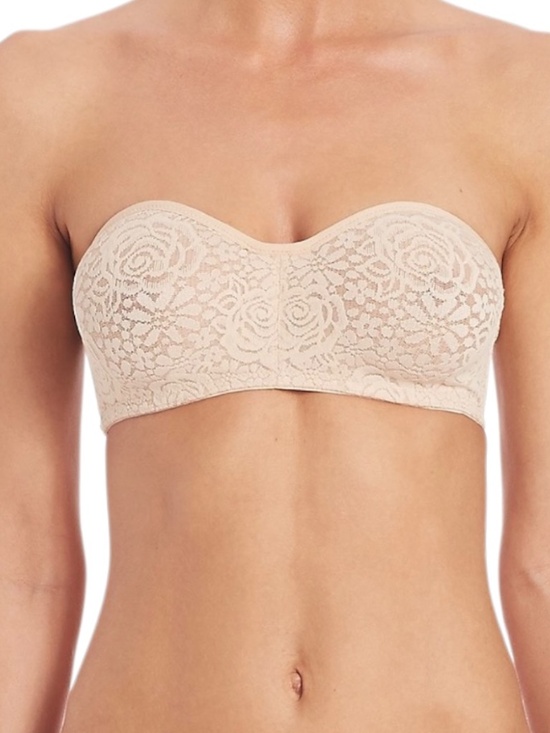 Wacoal Other - The Wacoal Halo Lace Strapless Underwire Bra in Natural Nude is a stylish and su